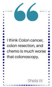 Colon Cancer is worse than a colonoscopy