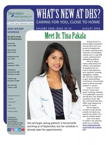 Special edition newsletter announcing Dr. Pakala to Kernersville and King.