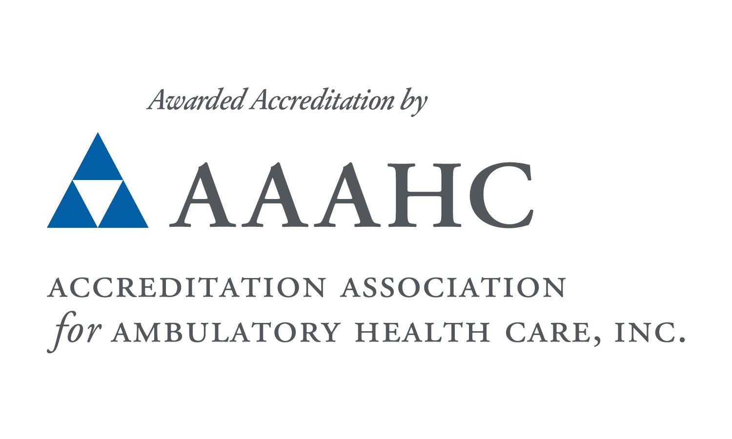 Accreditation association for ambulatory health care inc. AAAHC Accreditation logo 