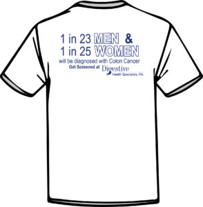 1 in 23 men and 1 in 25 women t-shirt design
