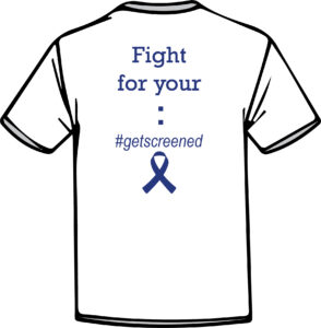 Fight for your colon t-shirt design