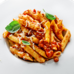 Creamy Tomato Basil Pasta lactose free great for people with lactose intolerance